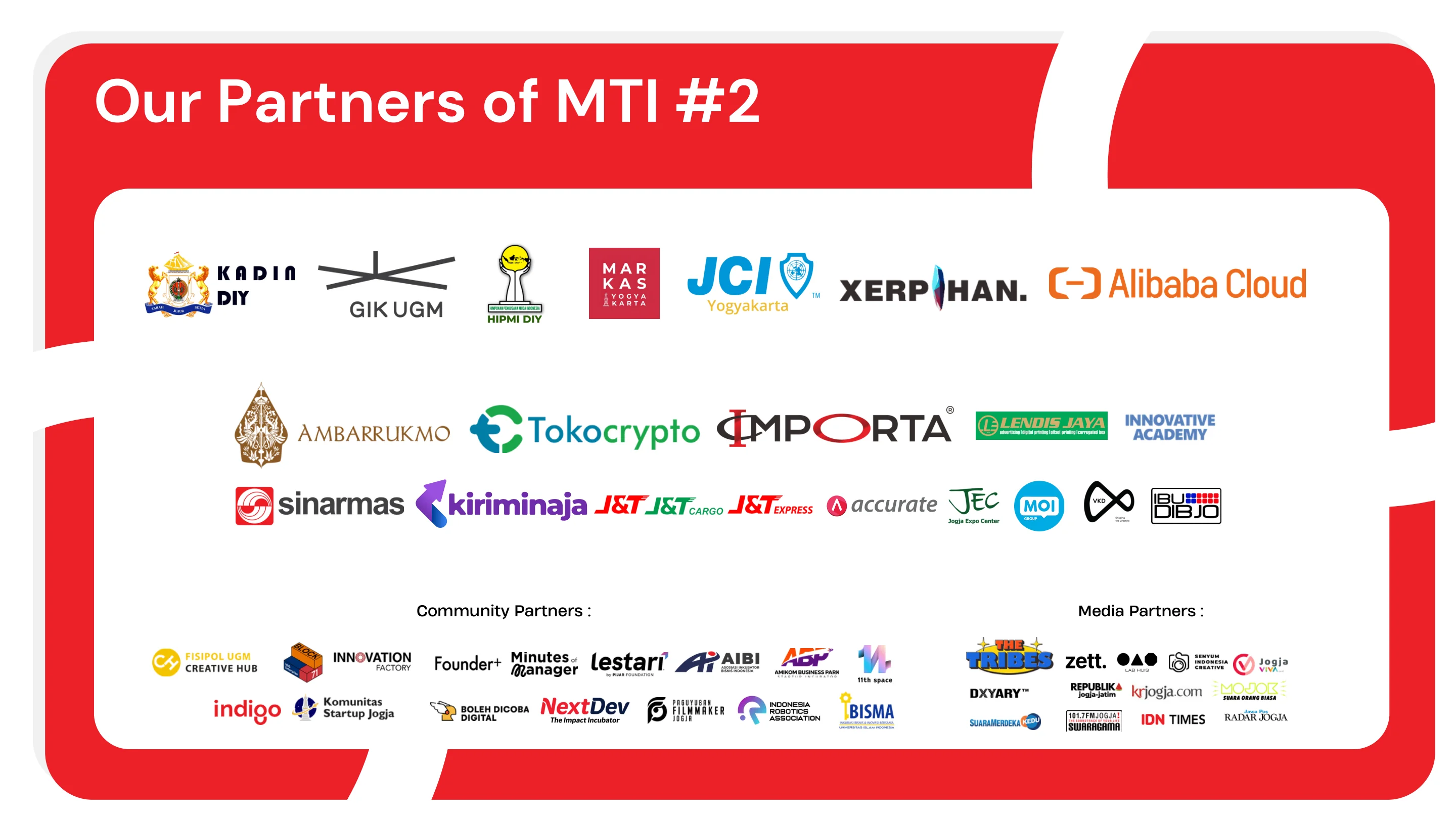 Mitra komunitas & media